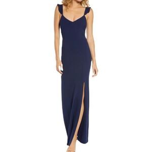 NWT WAYF Mina Ruffle Strap Gown